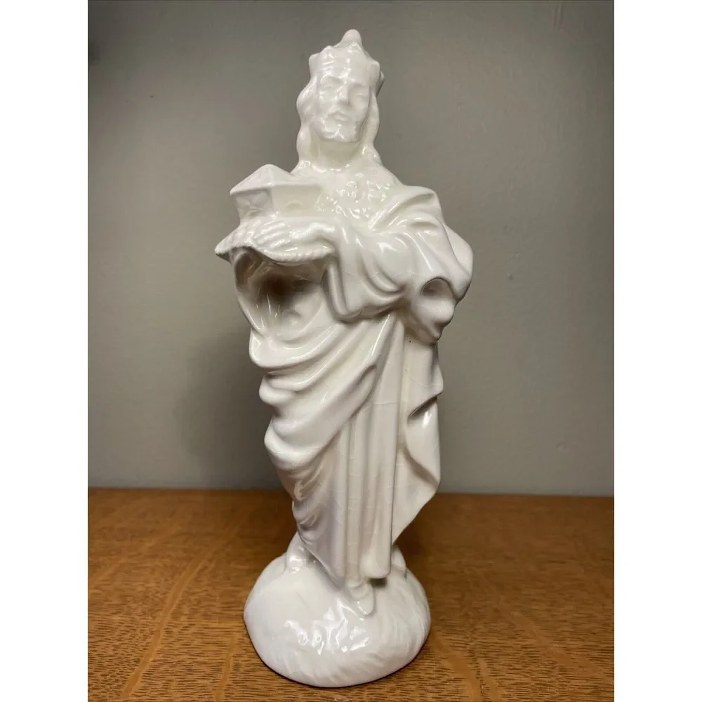 Vintage Atlantic Mold Lot 3 PC Wise‎ Men Ceramic White